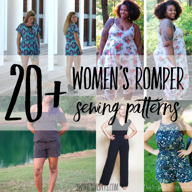 20+ women’s romper sewing patterns