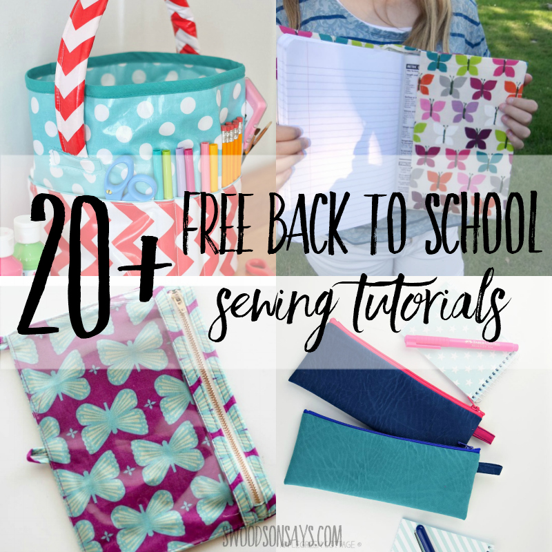 20+ back to school sewing projects