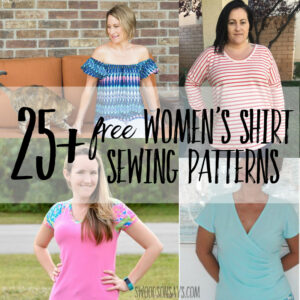 25+ Free women's shirt sewing patterns - Swoodson Says