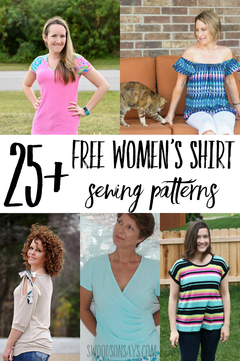 free womens top sewing patterns