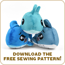 free stuffed shark sewing pattern
