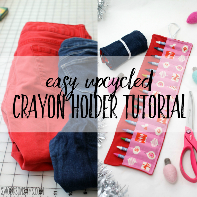 Easy upcycled crayon holder diy tutorial