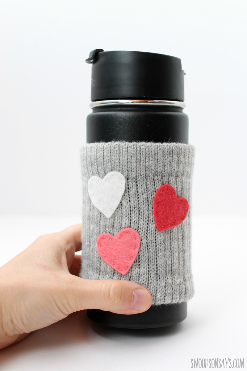 how to sew a diy cup sleeve
