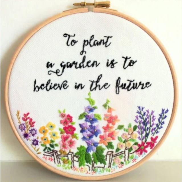 Screenshot 2026-07-03 at 12-25-21 Audrey Hepburn Quote Embroidery Hoop Pattern Vintage Floral Design (PDF Pattern) - Etsy