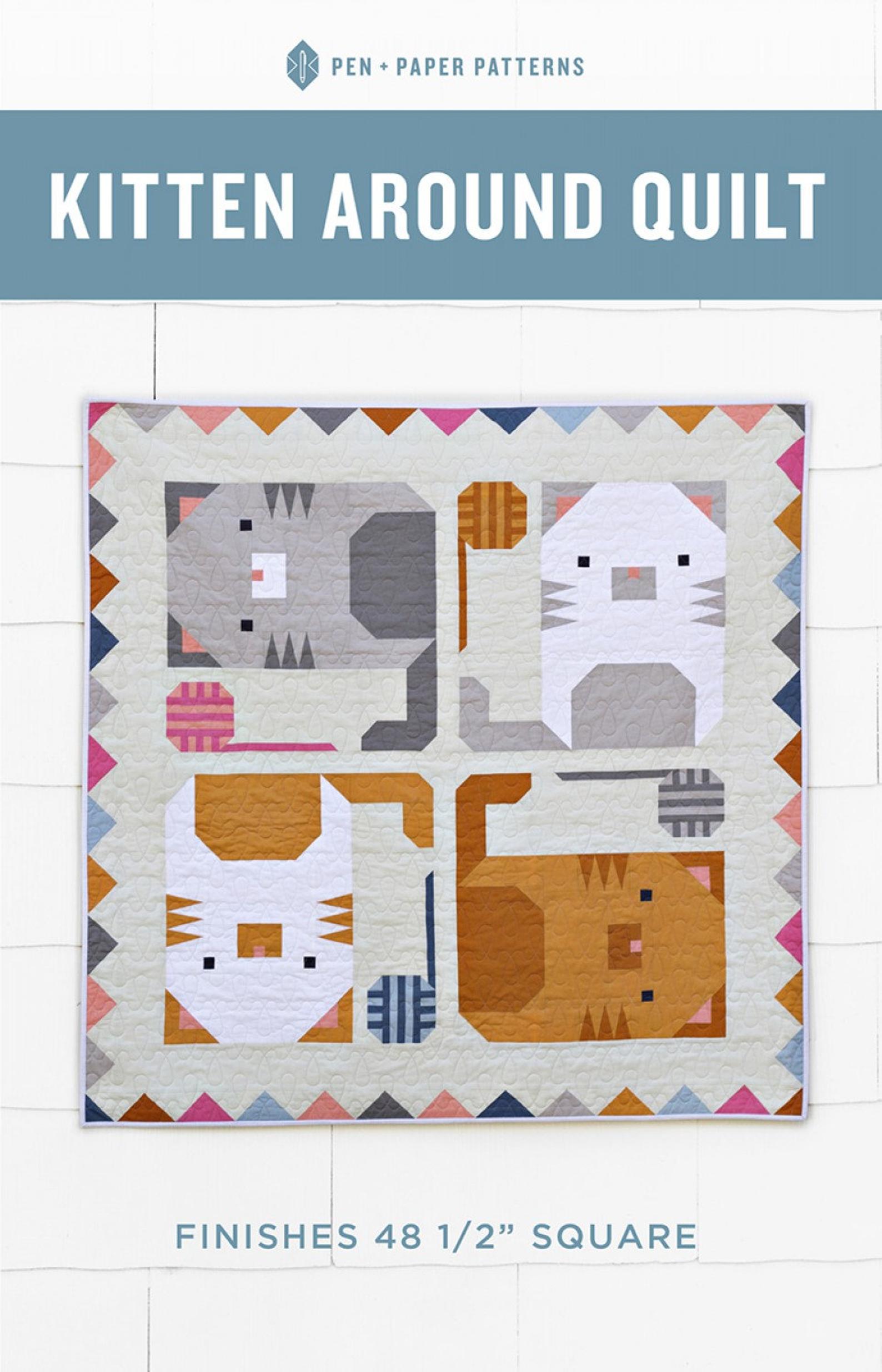 cat mini quilt pattern