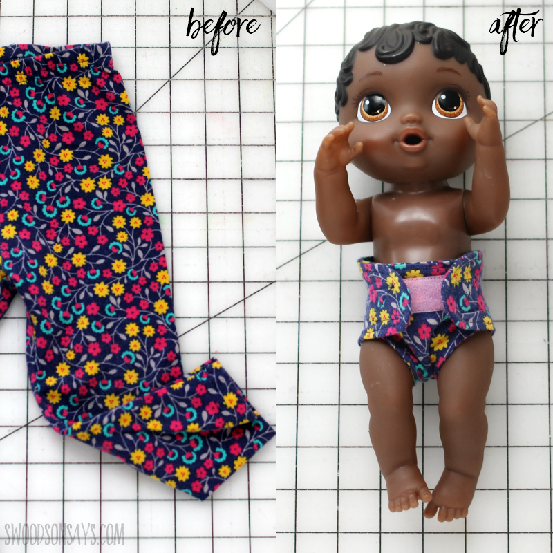 upcycled doll clothes tutorial