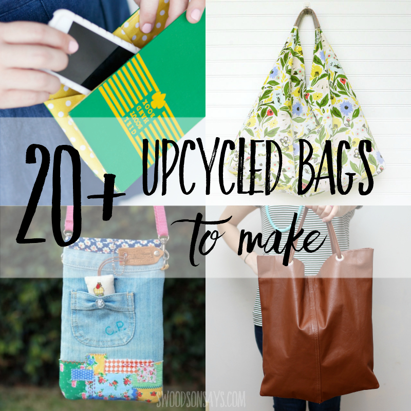 20+ upcycled purse tutorials