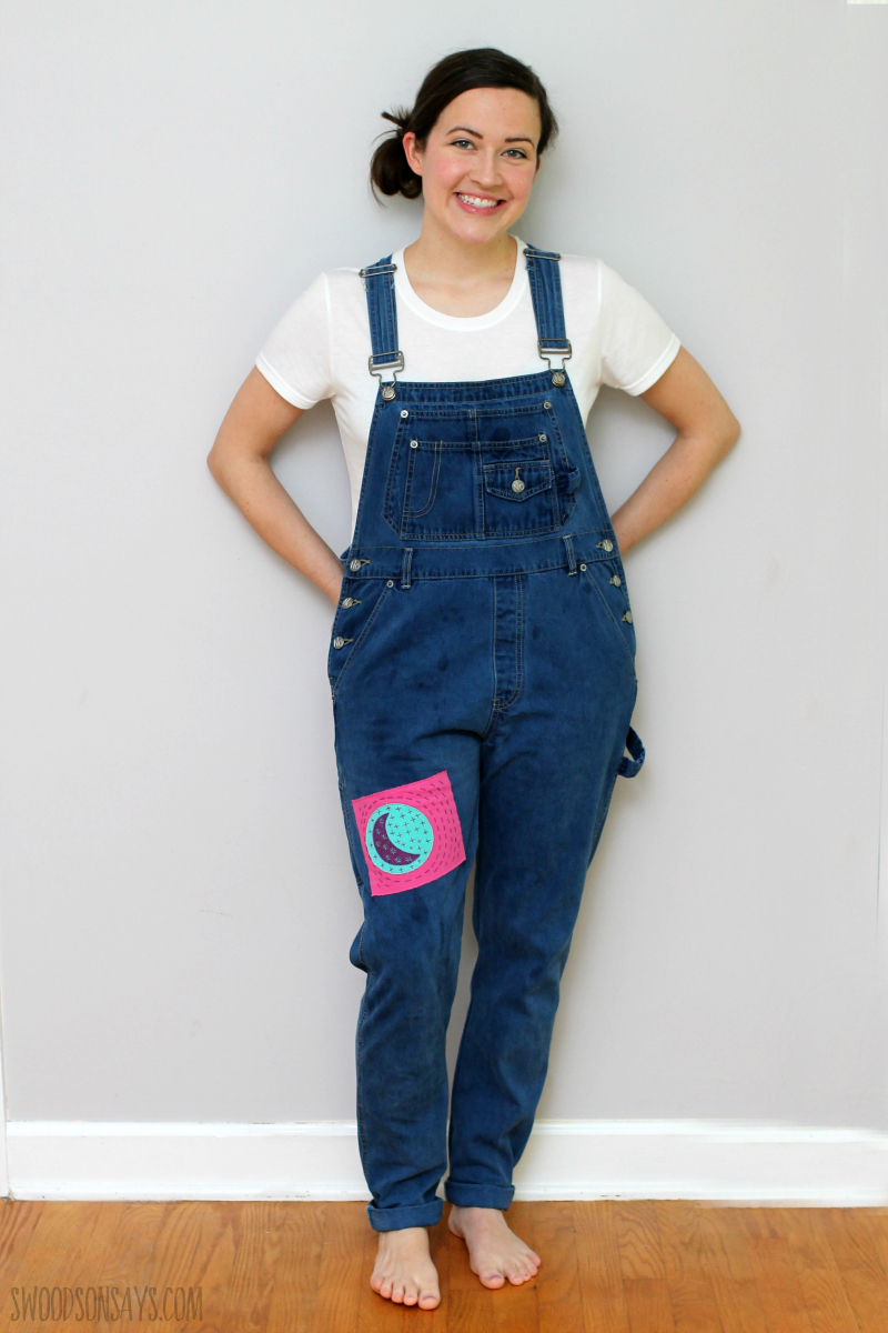 refashioned overalls sewing tutorial