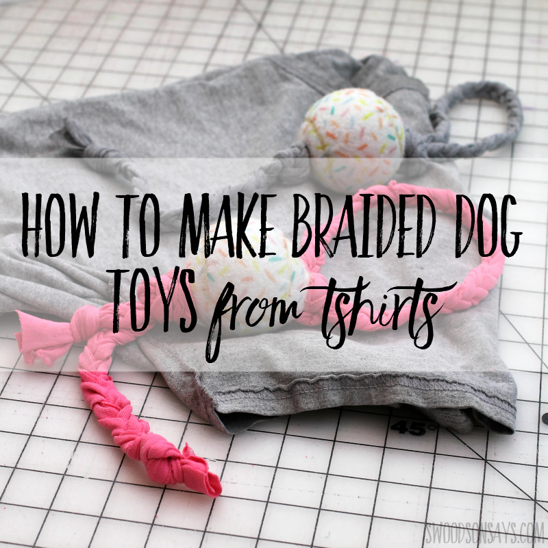 How to make braided dog toys from tshirts