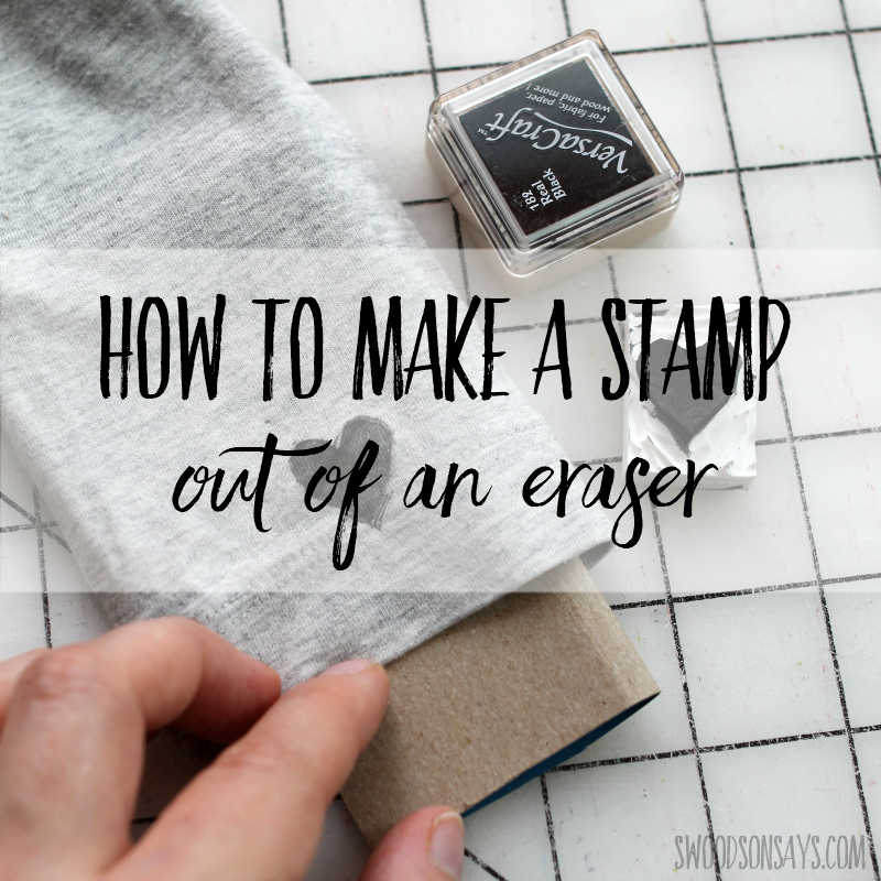 How to make a stamp out of an eraser