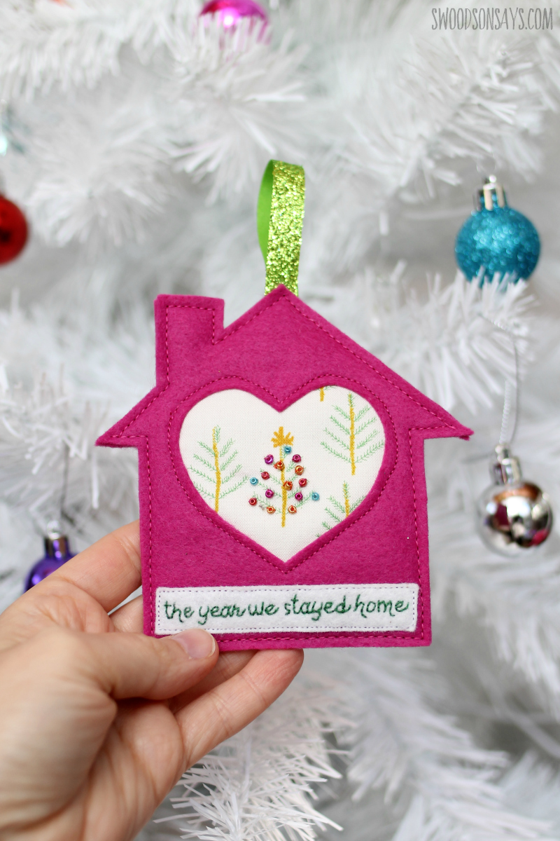 free christmas ornament hand embroidery tutorial
