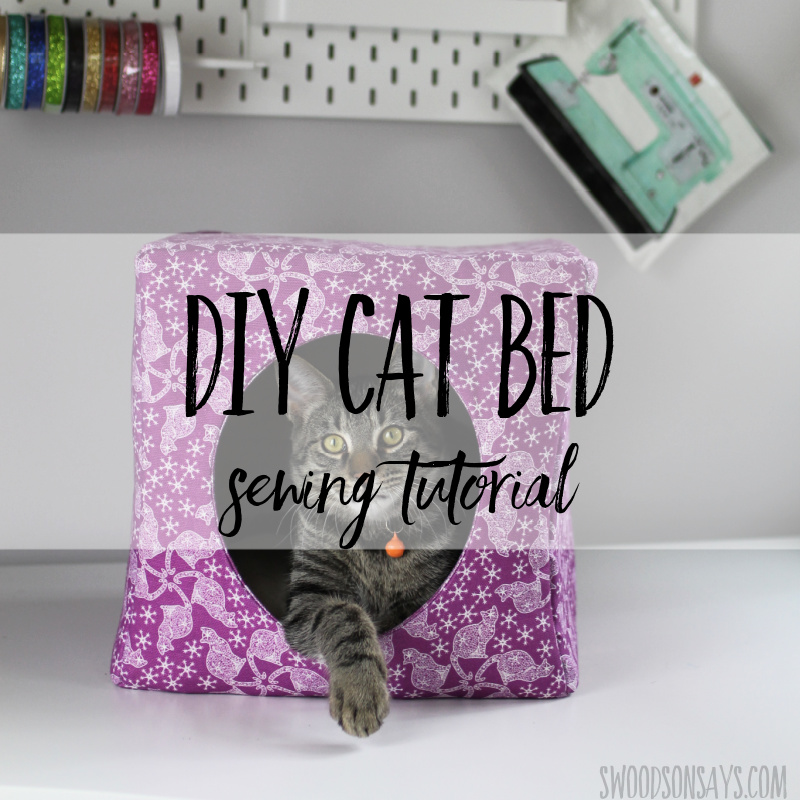 How to make a cat bed – a sewing tutorial