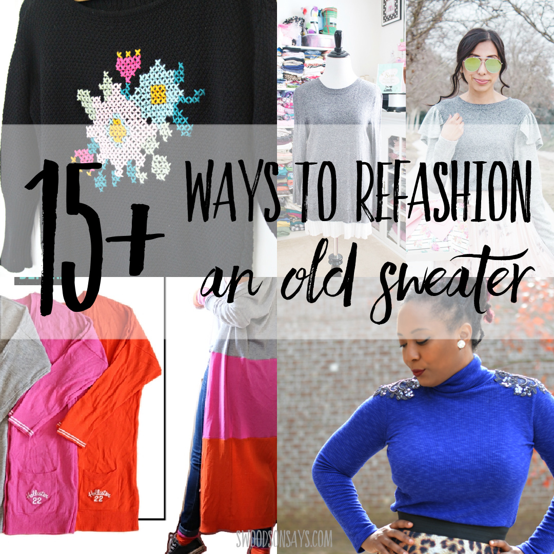 recycle old sweaters into new clothes