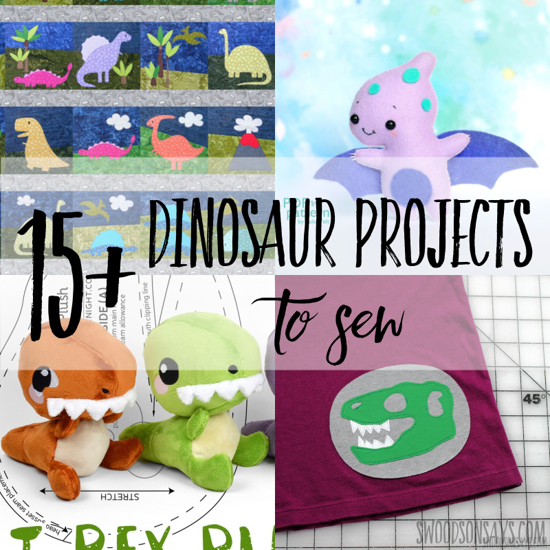 15+ dinosaur sewing pattern ideas