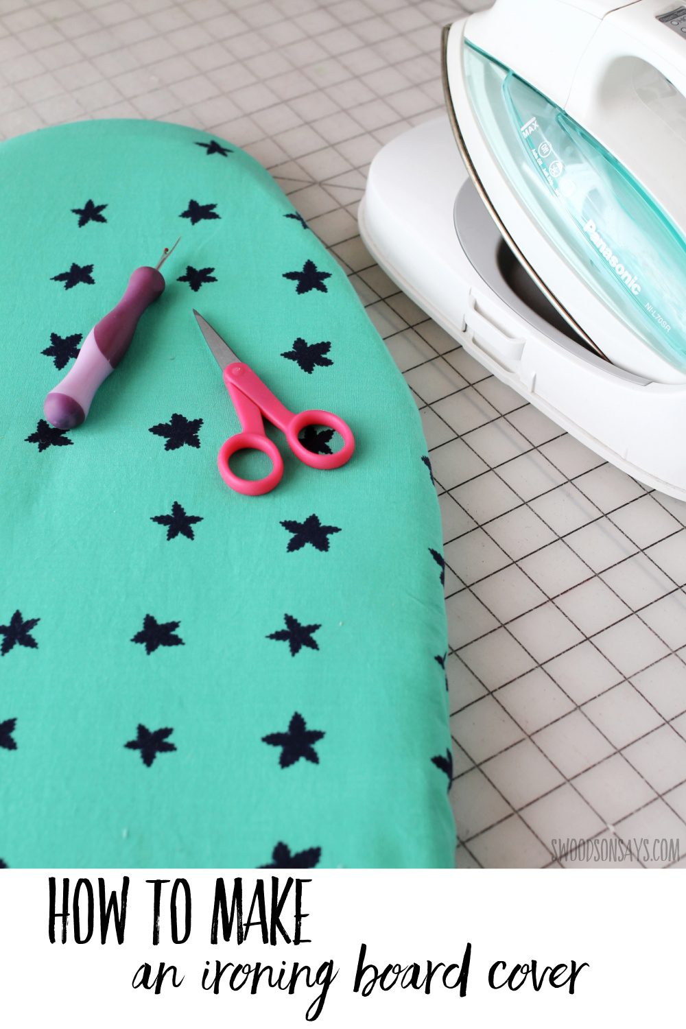 diy ironing board cover tutorial