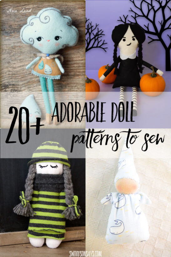 20+ Doll sewing patterns - Swoodson Says