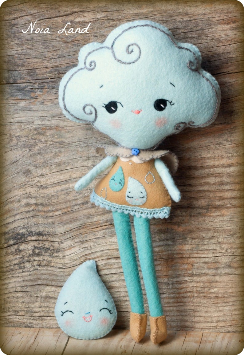 cloud doll sewing pattern