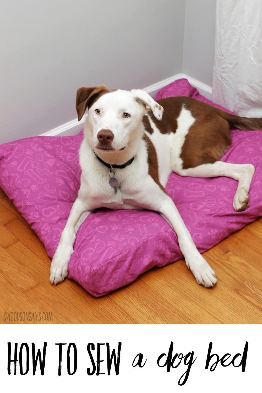 easy dog bed tutorial