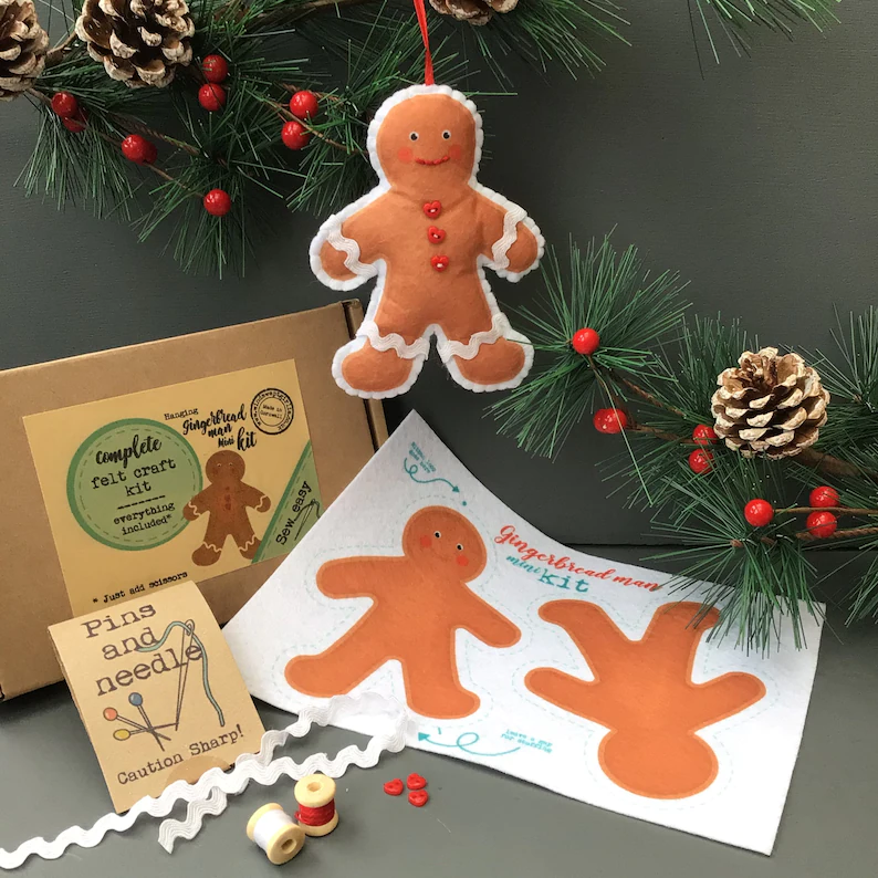 gingerbread ornament kit