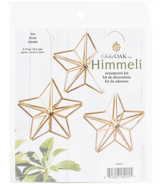 himmeli geometric star ornament kit