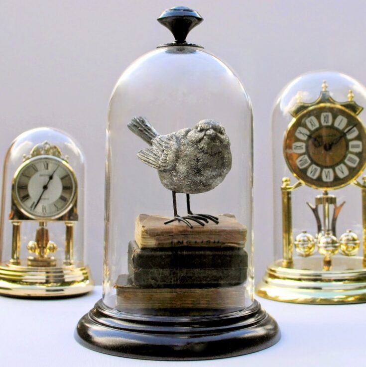 Image for Upcycled dome clock
