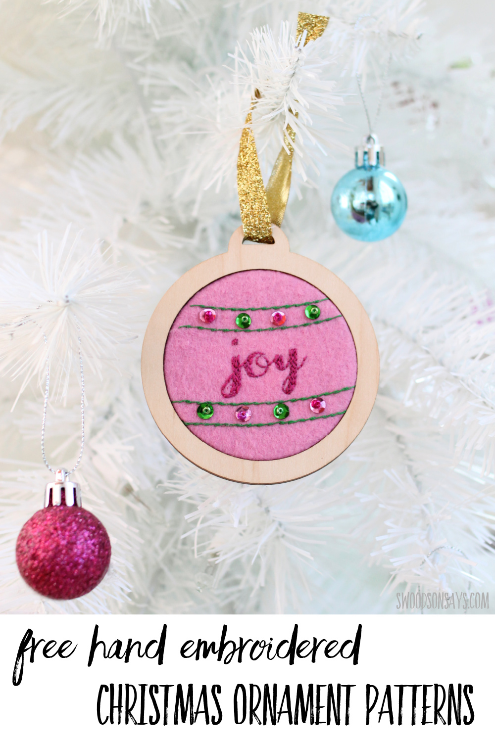 Free hand embroidered christmas ornaments patterns pdf download