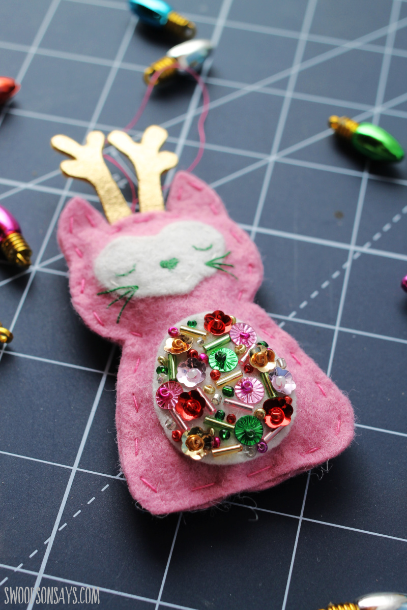how to make a cat ornament