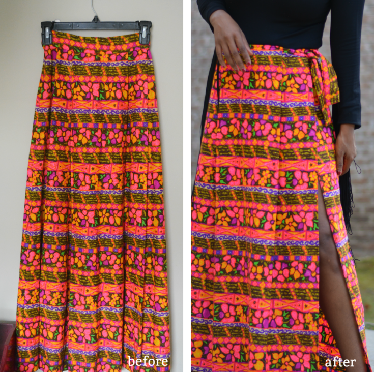 Image for How to Upsize A Vintage Maxi Skirt