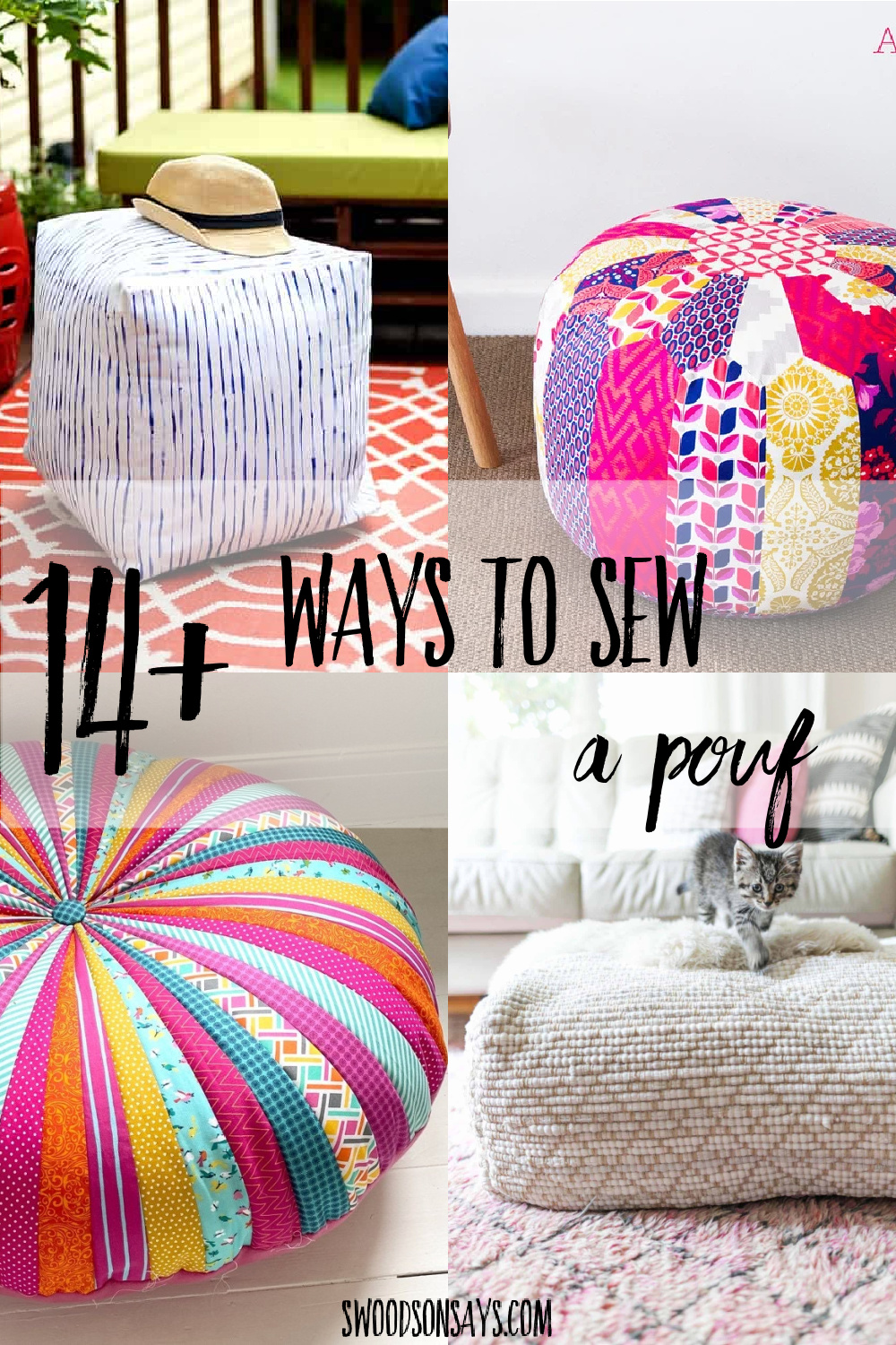pouf sewing tutorial