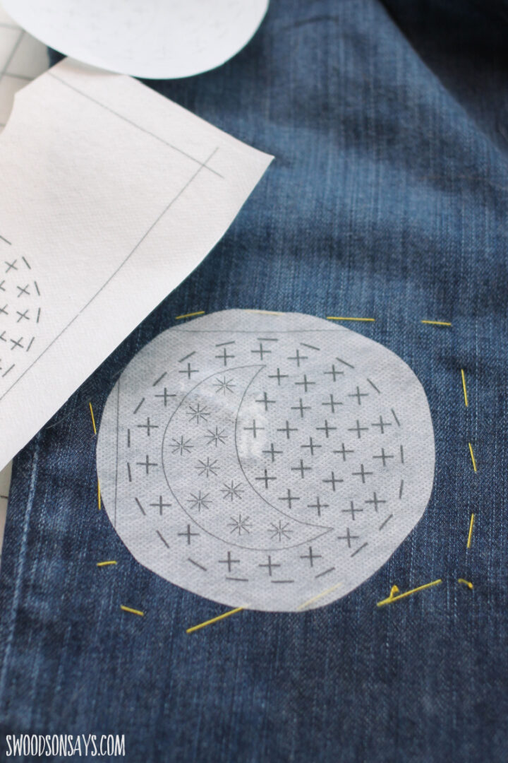 How to mend jeans by hand without a patch - Swoodson Says