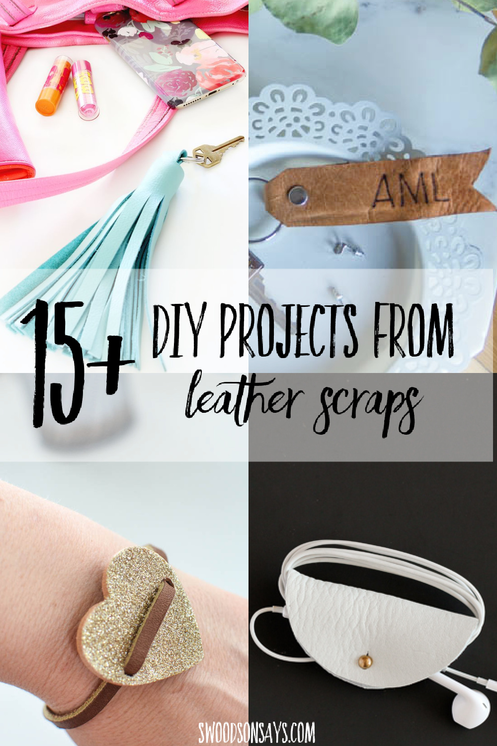 15+ leather scraps projects - Swoodson Says