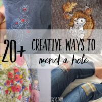 How to mend a hole - 20+ creative inspiration & tutorials