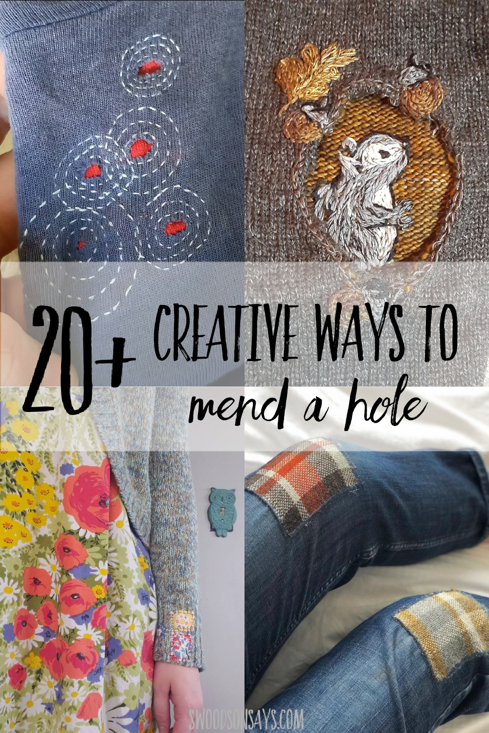hole mend examples