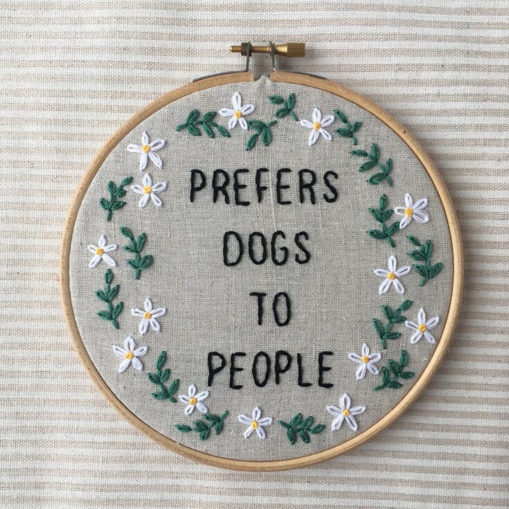 Image for Funny dog person pattern