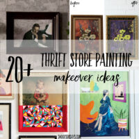 20+ thrift store painting makeover ideas