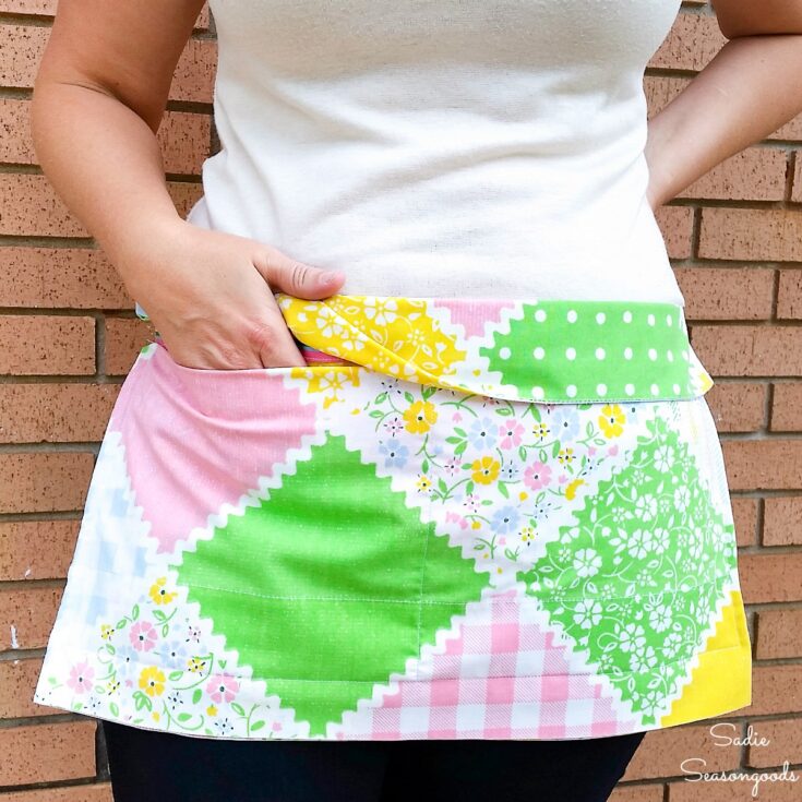 Image for How to Make a Half Apron from a Vintage Pillowcase