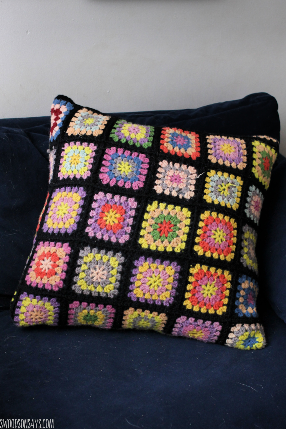 crochet pillow cover tutorial with sewing