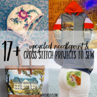 17+ upcycled needlepoint cross stitch projects to sew