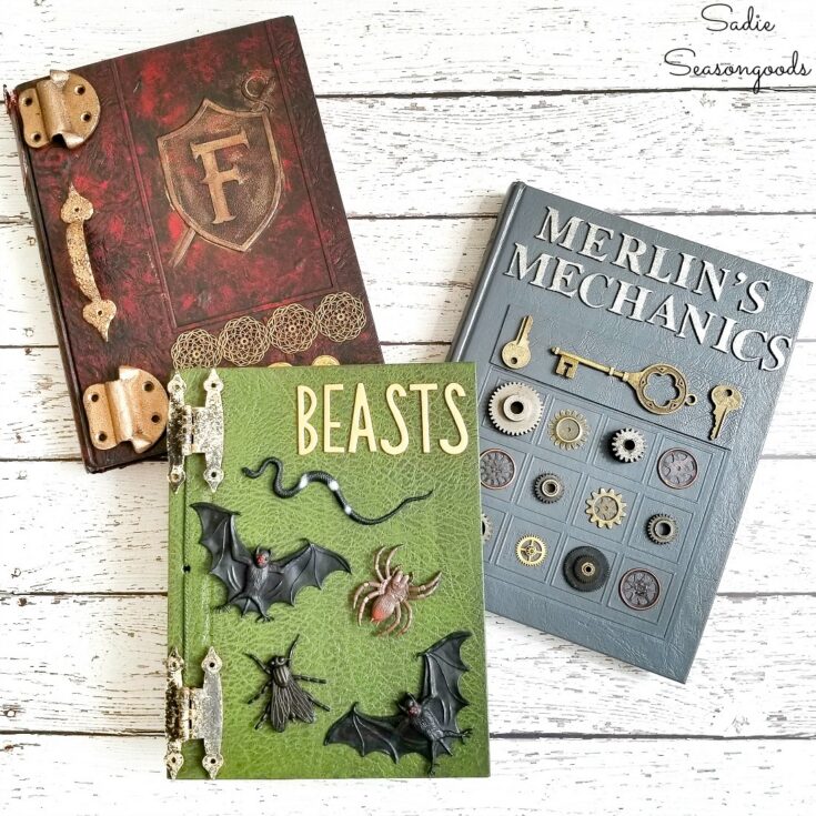 Image for Making a Halloween Spell Book from an Old Yearbook