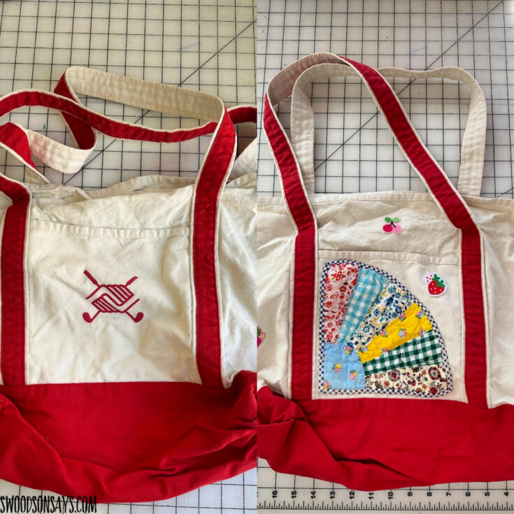 Image for Add a quilt block over the logo!