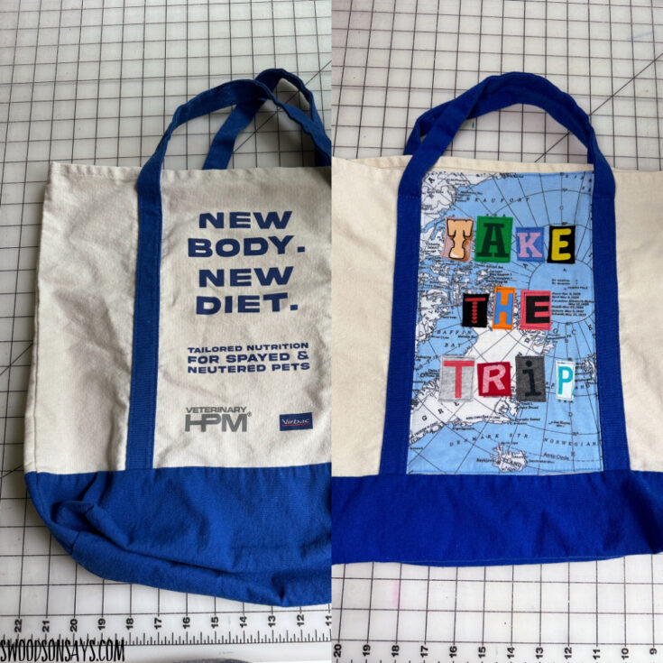 old tshirt letters applique