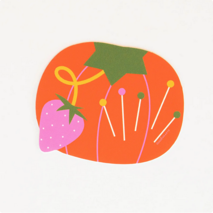 Image for Tomato pincushion sticker
