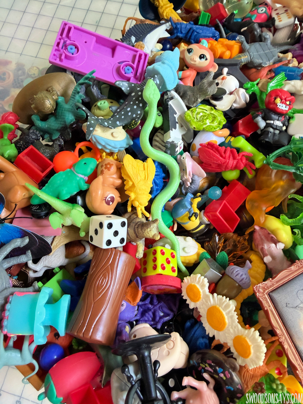 plastic trinkets