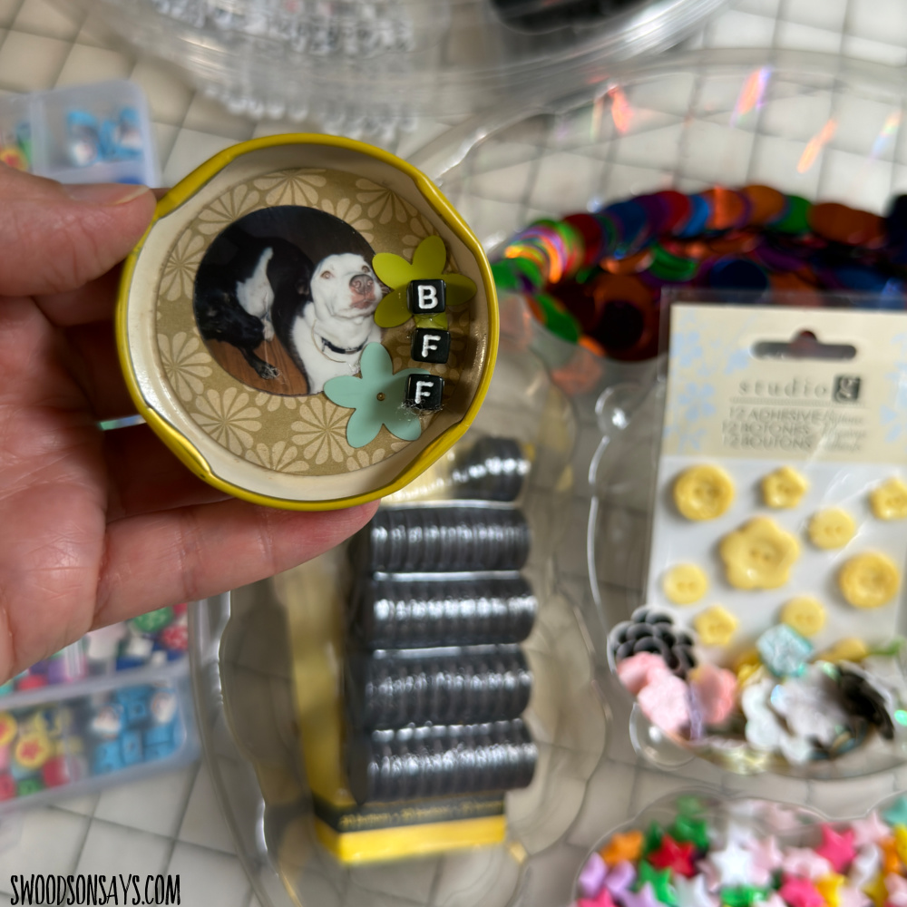 upcycled jar lid photo craft
