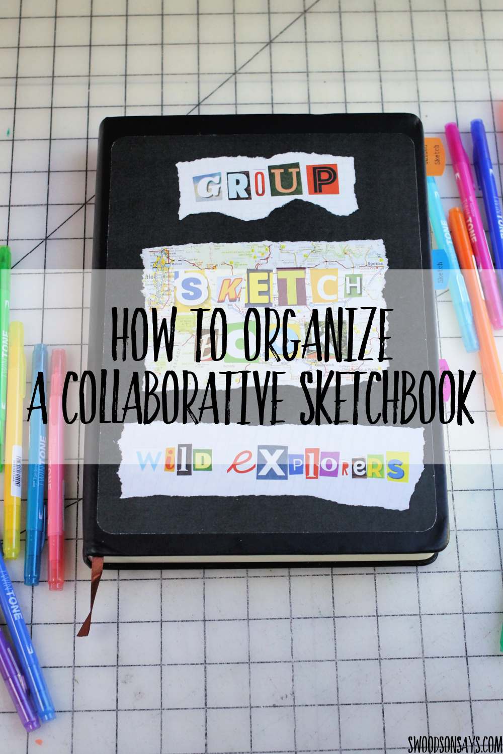 How to organize a group collaborative sketchbook