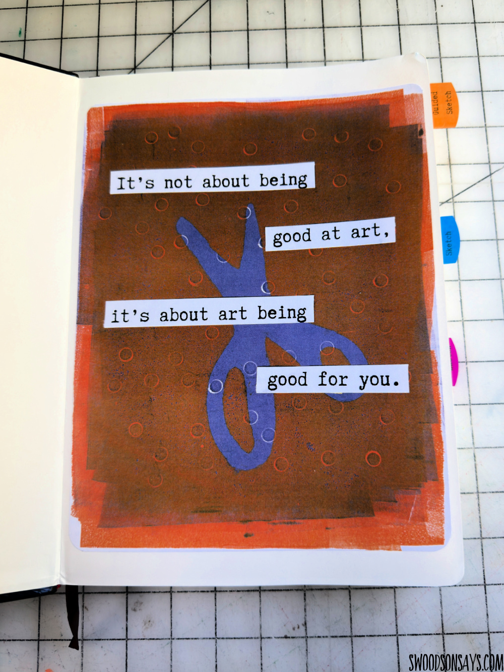 gelli print about art
