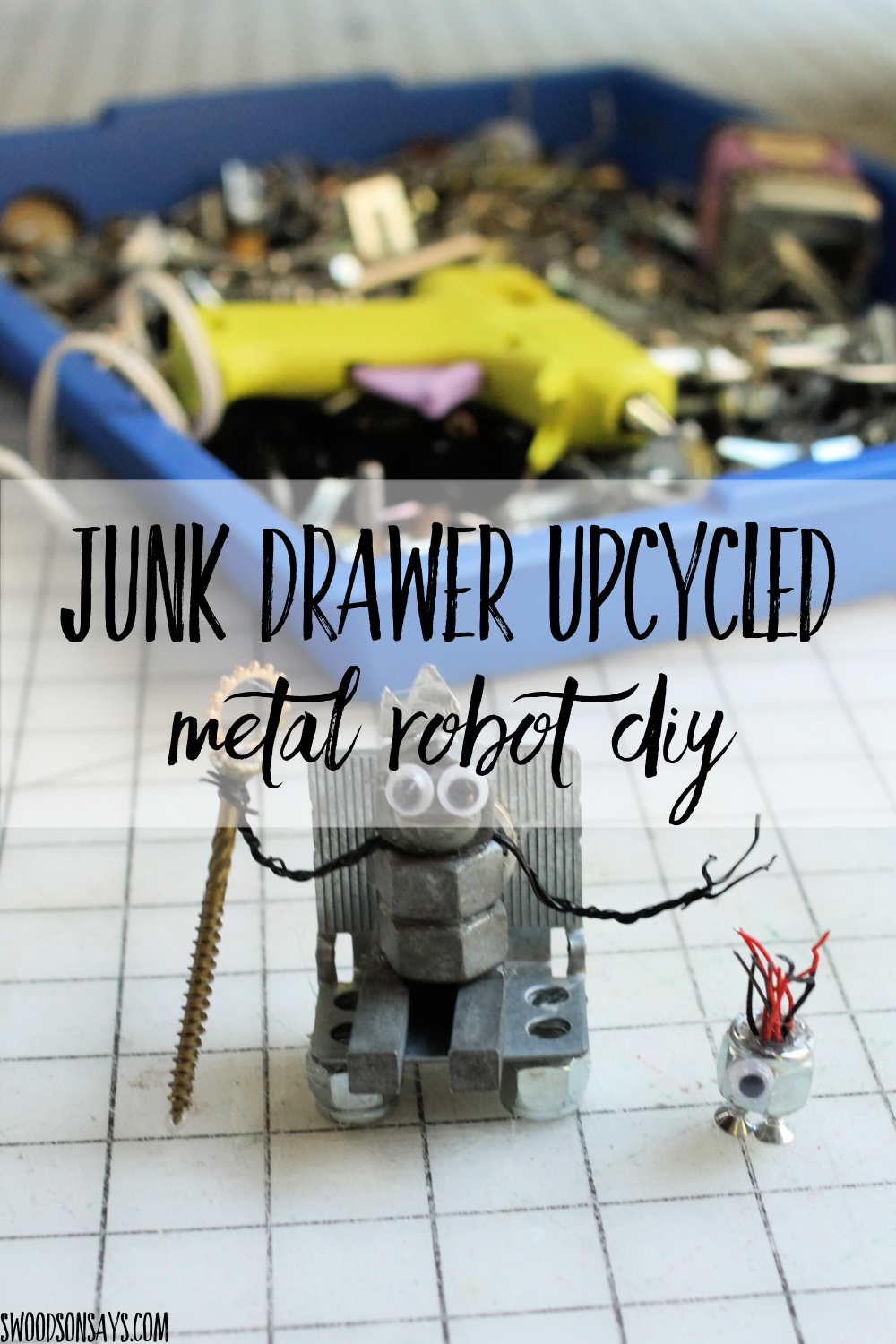 upcycled metal classroom craft idea