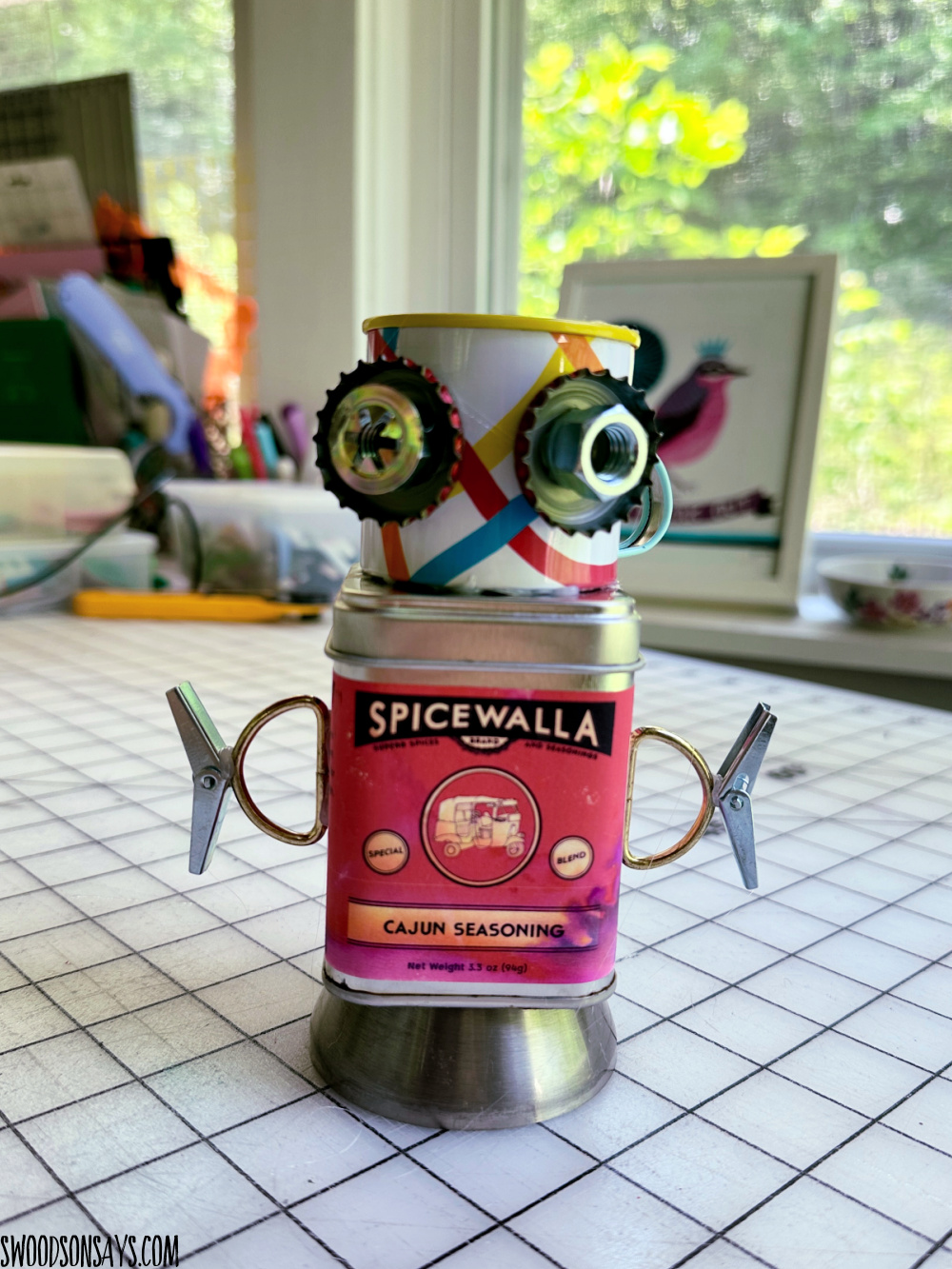 upcycled robot hot glue tutorial
